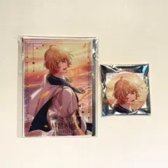 うたプリ AGF 2025 缶バッジ 箔押し風クリアカード 那月