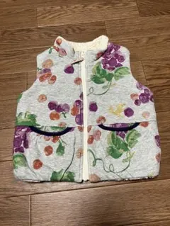 ハッカベビー　hakka baby リバーシブルベスト　90