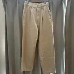 無印良品　カポック混ワークパンツ　生成のサムネイル