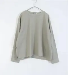 美品　evam evaコットンカシミヤブラウス　エヴァムエヴァのサムネイル