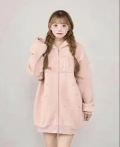 Darich ダーリッチ DDロゴビジュージップパーカー ピンクのサムネイル