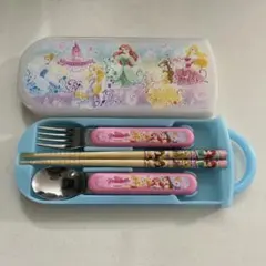 ディズニープリンセス 子ども用スプーン・フォーク・箸３点セット