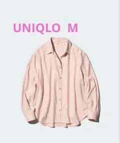 UNIQLOソフトフランネルスキッパーシャツ　Ｍ