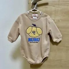 【新品】バースデイ PETIT FACTORY RURU ベージュロンパース