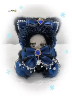 ツイードシリーズ　いつぬい　ちびぐるみ ぬい服　ねこ　白　クリーム　あんスタ ツイードシリーズ いつぬい ちびぐるみ ぬい服 ねこ 白 クリーム あん