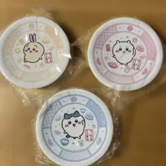 ☆ちいかわ×くら寿司☆ちいかわ　ハチワレ　うさぎ　すし皿３枚セット