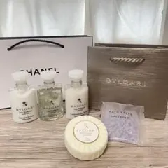 未使用✨　BVLGARI アメニティ　5点セット　シャンプー 旅行　サウナ　温泉のサムネイル