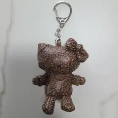 ハローキティ　ヒョウ柄キーホルダー