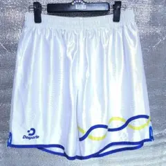 サッカー部　Desporte サッカー　パンツ　S-M 光沢ホワイトのサムネイル
