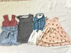 ベビー服 ワンピース 4点セット まとめ売りのサムネイル