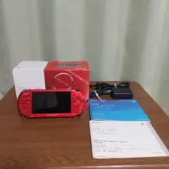 美品 ソニー PSP 3000 レッド 本体 箱付き 動作確認済み