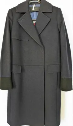 ✦クリーニング済✦美品✦ポールスミスブラック　ウールコート（40）ネイビー