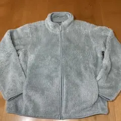 【UNIQLO 】キッズ　フリースジャケット 150 ブルーグレー