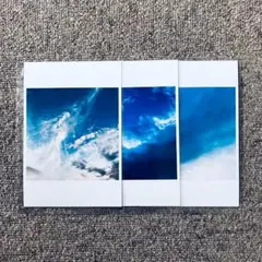 オリジナル写真ポストカード空の写真3枚組1