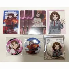 ヒロアカ 麗日お茶子 缶バッジ クリアカード