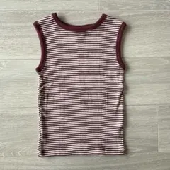 グリーンレーベルリラクシング　キッズ　ボーダー　ノースリーブ　120