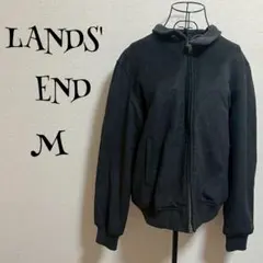 Lands' End /ブラック /フード付き ジャンパー/ M/のサムネイル