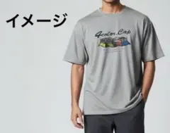 メンズ　4color.Cap イラストTシャツ グレー　2XL