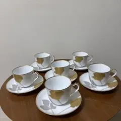 逸品 金彩装飾ハイハンドルC&S アールデコ Cauldon 英国アンティーク