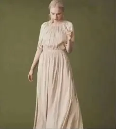 emmi atelier バックオープンワンピース　結婚式　オケージョン