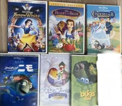 【ディズニープリンセス】ディズニー　DVD 6本セット