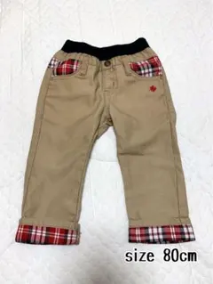 ポロベビー  パンツ 80cm  チノパン　チェック柄