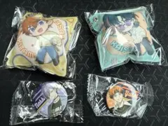 にじさんじ　くら寿司　クッションチャーム2個缶バッジ2個セット