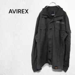 アヴィレックス ミリタリージャケット シャツ ブルゾン ワークジャケット 2XL