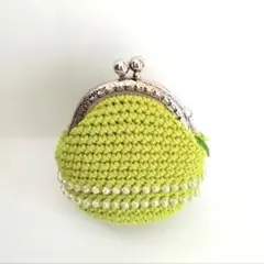 ハンドメイド がま口ポーチ ミニ