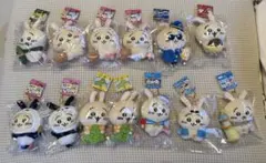 ちいかわ　うさぎご当地ぬいぐるみキーチェーン　13個セット