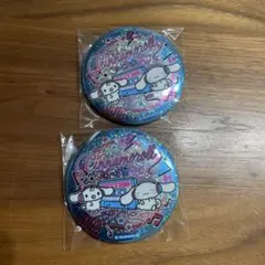 シナモロール 音楽デザイン 缶バッジ 2個セット