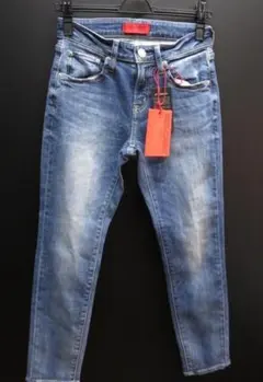 レッドカード30thアニバーサリー*アンクルスリムテーパード*デニムパンツ*22