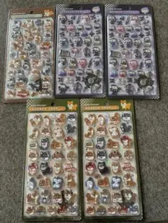 ぷっちょり様専用 ボンボンドロップ シール 和柄 5枚セット 正規品