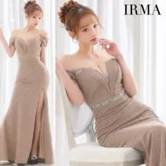 IRMA イルマ ビジュー ラメ ロングドレス 51997 CHGD sugar