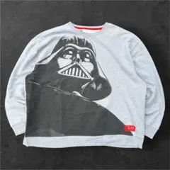 STAR WARS スターウォーズ　ダースベイダー　プリントスウェット　グレー