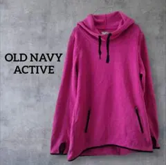 ❤１点物❤ OLD NAVY ACTIVE フリースパーカー トップス ピンク