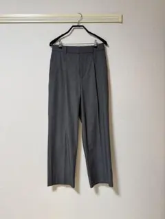 UNIQLO タックワイドパンツ 標準丈