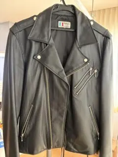 【極上羊革】King's ITALYダブルライダースジャケットMサイズ相当