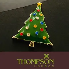 1498【新品★定価9,900円】トンプソン★クリスマスツリーピンズ★ピンバッチ