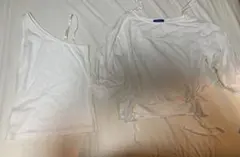 五分袖シャツとタンクトップのセット