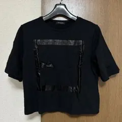 EGOIST エゴイスト　クロップ丈Tシャツ　黒　トップスのサムネイル