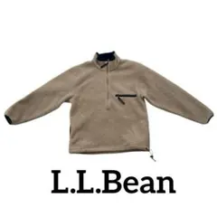 90s　エルエルビーン ハーフジップフリースジャケット　サイズMからL相当