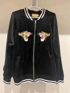 Disney Tigger ベロア スカジャン 刺繍 ブラック Disney Tigger スカジャン 刺繍 - メルカリ