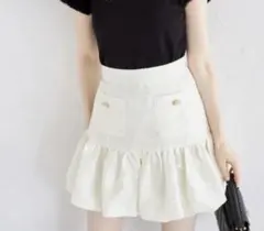 tocco closet ポケット付きインナーパンツ仕様バルーンミニスカート