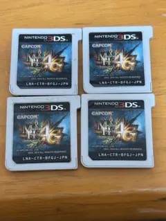3DS モンスターハンター4G 4本セット