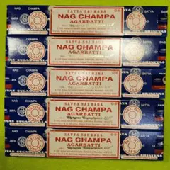 定番インドお香　正規品！『サイババ　ナグチャンパ』5こセット