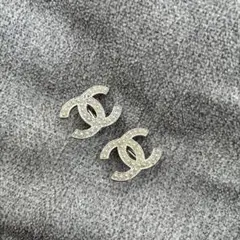 シャネル CHANEL イヤリング シルバー CCロゴ イヤリング