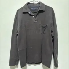 TOMMY HILFIGER ダークグレー ポロシャツ M