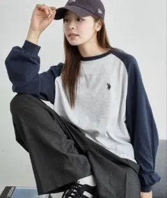 【完売】WEGO U.S. POLO ASSN.別注だぼそでカラーロンT