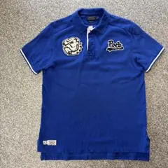 ③ 刺繍 フェルトワッペン Polo Ralph Lauren ポロシャツ 青のサムネイル